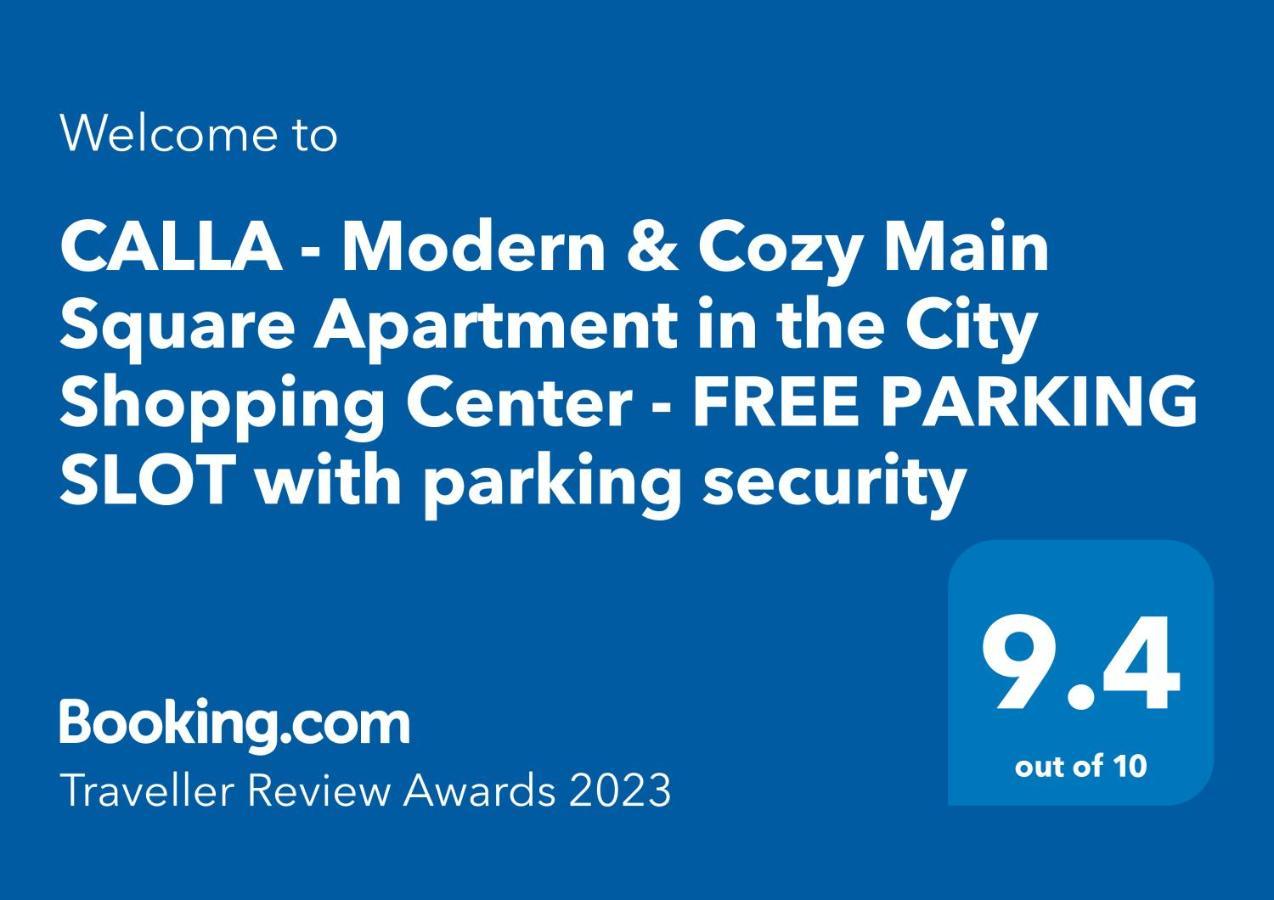 Calla 1 - Modern & Cozy Main Square Apartment In The City Shopping Center - Parking Slot With Parking Security Скопье Экстерьер фото